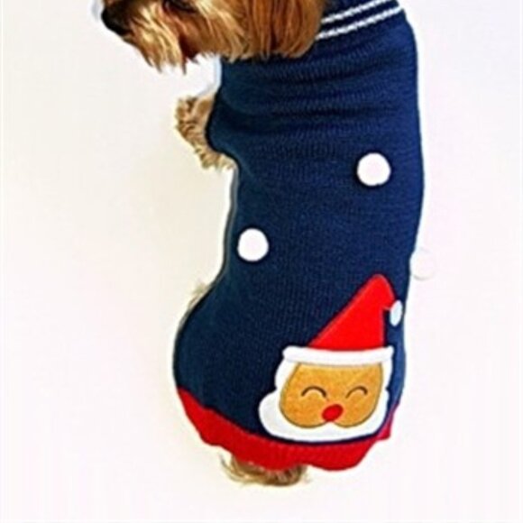 Santa in the Snow Sweater - Size 8 inch - NEW - Picture 1 of 3